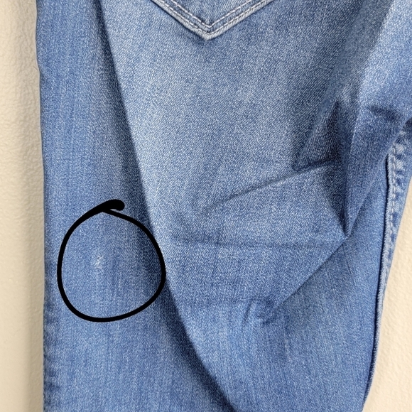 Hollister 7 High Rise Jean Legging Distressed Medium Wash Skinny Jegging Jeans - Picture 12 of 14